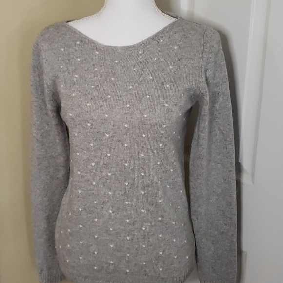 NWOT Benedetta B Grey cashmere/wool sweater - Picture 2 of 6